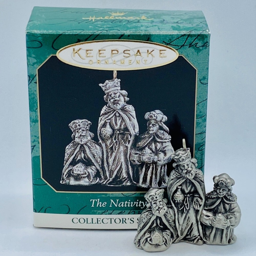 Hallmark Keepsake Oranament  Series 2 Dated 1999 Pewter Three Wise Men